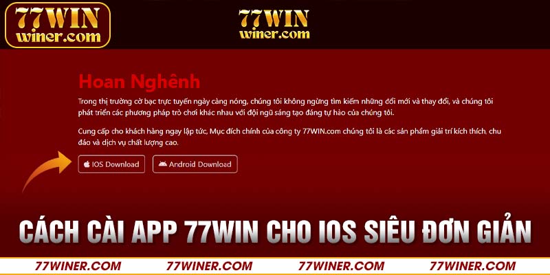 Cách cài app 77Win cho IOS siêu đơn giản