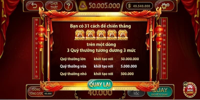 Các quy định luật chơi game quay hũ Thần Tài cụ thể